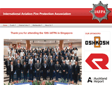 Tablet Screenshot of iafpa.org.uk
